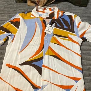 Men’s short sleeve button down dress shirt